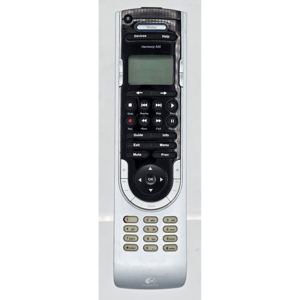 Logitech Harmony 520 Universal Remote TESTED Clean Programmable Pre-owned‎